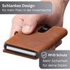 Wolkenstein Leather Card Case with Coin Compartment Men's Credit Card