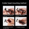 Hair Clipper USB Rechargeable Electric Hair Trimmer Hair Modeling Carving