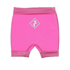 Two Bare Feet Swim Nappy Reusable Neoprene Swimming Nappy (L, Pink)