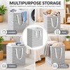 75L Foldable Laundry Basket for Clothes & Household Storage –