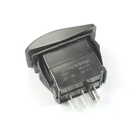 Carling MOMENTARY Rocker Switch SPDT, 20A 12VDC, (ON) Off (ON), 3 Prongs
