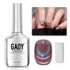 GAOY Cat Eye Gel Nail Polish, 16ml Glitter Holographic Nail