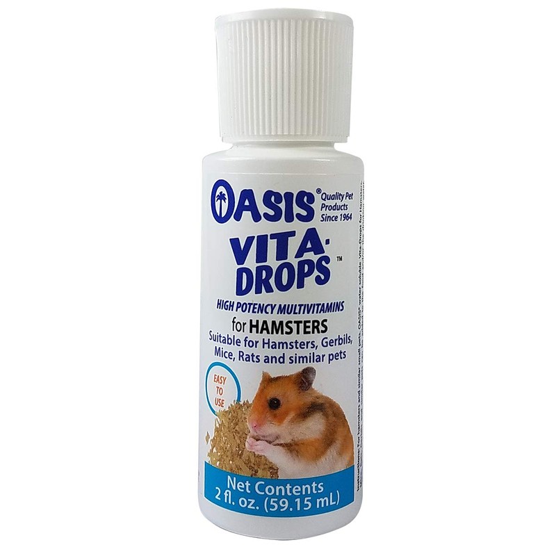 Oasis Hamster Vita-Drops All-in-1 Multivitamins - Daily Vitamin Supplement Supports