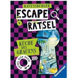 Ravensburger Escape Rätsel: Küche des Grauens - Rätselbuch ab 8 Jahre - Für Escape Room-Fans