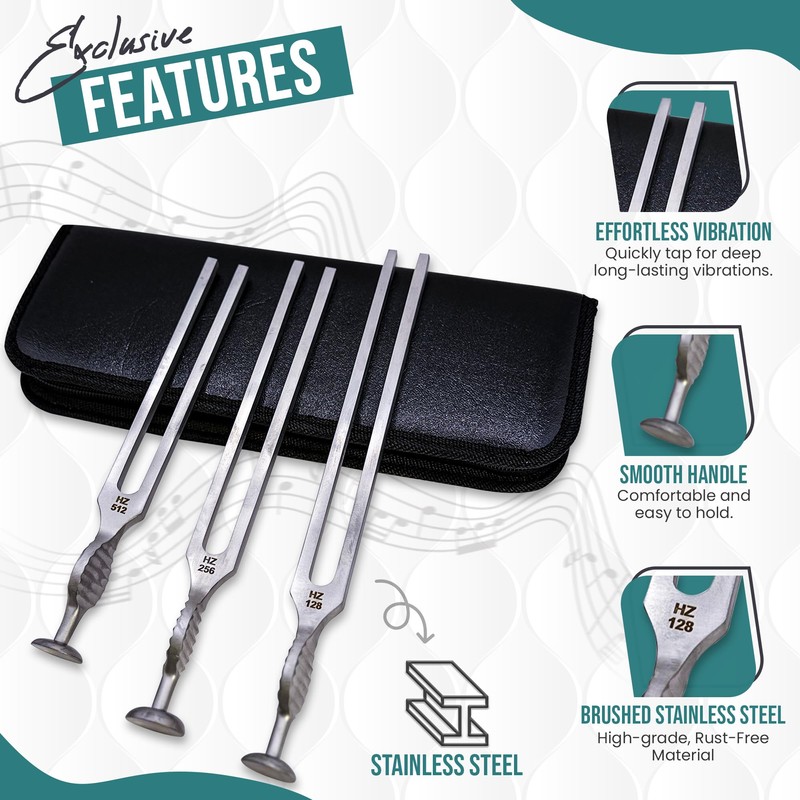 NS crafts Gardiner Brown Healing Medical Tuning Fork Set C