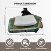 Pine Ridge Bear Soap Dish - Black Bear Outhouse Soap