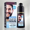 Hair & Beard Dye for Men Black, Long Lasting Beard