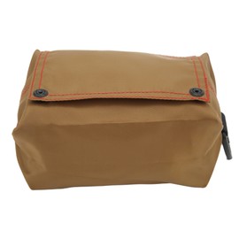 Outdoor Waterproof Vintage Napkin Storage Bag Portable Car Tissue Holder Bag for Camping Traveling Brown