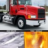 Left headlights for Mack,Replacement Headlamp with turn Signal Bulb Compatible
