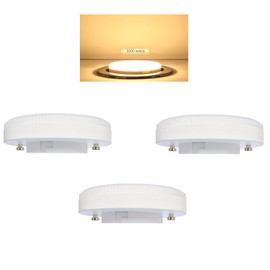 LED Lamp GX53 Super Bright 8 W 720 lm 3000 K Warm White Non-Dimmable Pack of 3