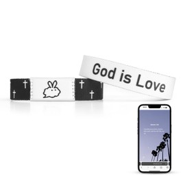 Christian Daily Bible Verse Bracelets: NFC Scan Wearable Wristbands Christian Bracelet for Men Women - Daily Bible Verse Bracelet Scripture Bracelets with Bible Verses Jesus Bracelets Gifts for Men