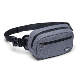 Erozul Fortuna Crossbody Fanny Pack Waterproof Casual Daypack Sling Bag (Gray)