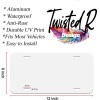 Twisted R Design Tropical Sea Turtles Front License Plate Car