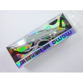 Momo Lure, Chivas Lure, Blue Metal Vibe Briburi Plate 107 1.6 oz (46 g), Heimasa, Amberjack, The Definitive Edition (Flash Silver)