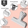 Chip Clips, 6 Pack Bag Clips, Food Clip, Stainless Steel