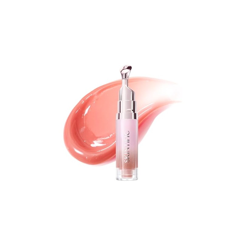 SKINTIFIC Serum Labial Hidratante (02 Rosa coral) - Con péptidos,