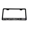 Unbranded Cayenne Carrera Cayman Stainless Steel Matte Black License Plate