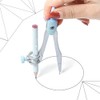 XLKJ Compass Set 8-Piece Set Geometry Math Compass Kit with