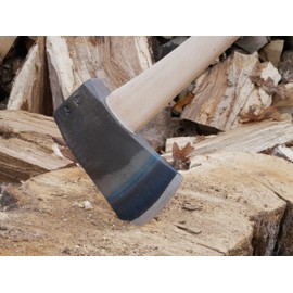 COUNCIL TOOL Single Bit Faller's Axe - 5 lbs Splitting Axe with 28" Straight Wooden Handle & Drop Forged Steel Head - SU50D28S