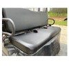 ECOTRIC Black Seat Cover Replacement Set Compatible with 2002-2008 Polaris