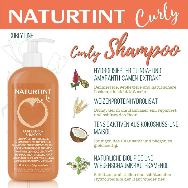 Naturtint Curl Defining Low-Poo Shampoo | Suitable Curling Method |
