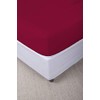 Max Color Cotton Fitted Sheet, Double, Burgundy