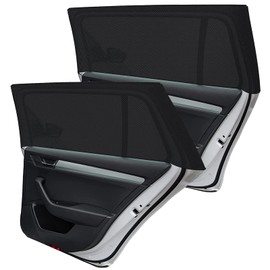 SUPERWALK Araba güneş koruması, güneş koruması, araba, bebek, evrensel, araba camı, güneş koruması, perde, çocuklar, çocuklar ve evcil hayvanları korur (2 adet) (XL)