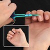 Curved Cuticle Scissors Extra Fine Precision Nail Skin Trimmer Professional