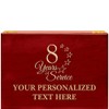 Crown Awards 8 Years of Service Rosewood Humidor Gift, Customize