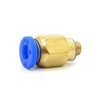 Pxyelec 4 mm to M5 Pneumatic Connectors Male Straight Quick