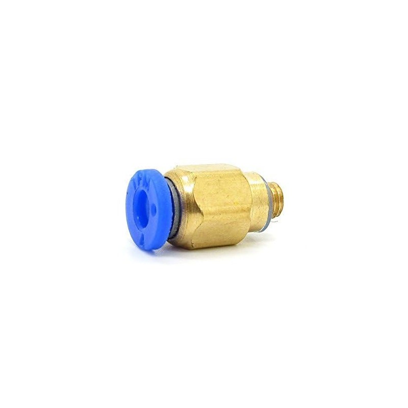 Pxyelec 4 mm to M5 Pneumatic Connectors Male Straight Quick