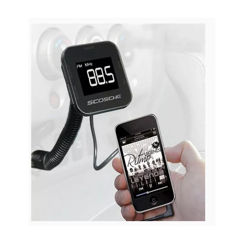 Scosche FMTD13-SP1 Digital FM Transmitter With Back Lit Display And