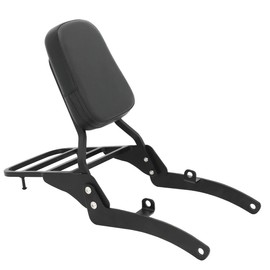 Motorcycle Rear Seat BackRest Sissy Bar Back Rest Compatible For Yamaha Virago XV400 XV535