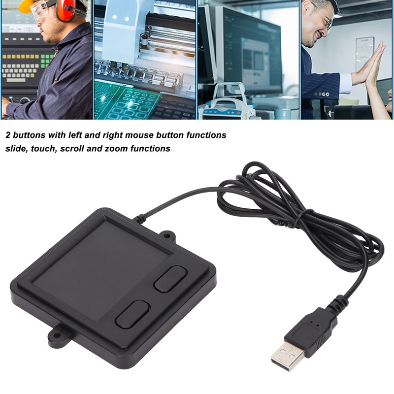 Trackpad USB Wired Embedded Compact Size 2 Buttons Portable Practical