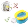 100Pack Potty Chair Liners with Drawstring,Toilet Seat Potty Bags Cleaning