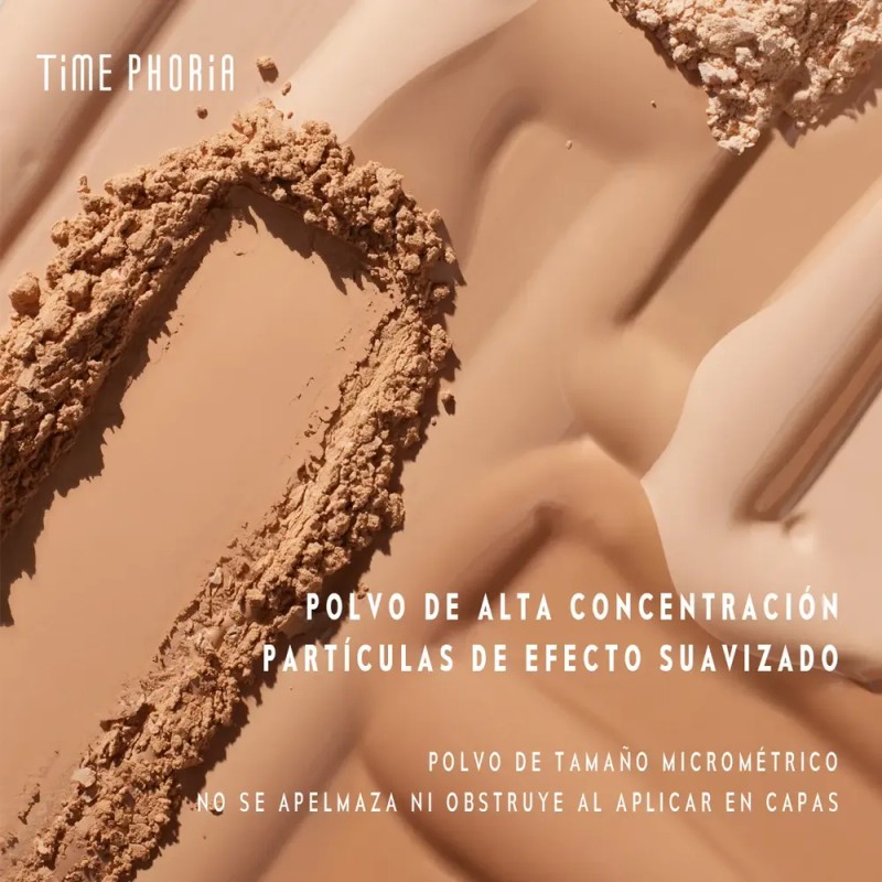 Timephoria Polvo Base Cover-blur Mate Larga Duración Tono Créme