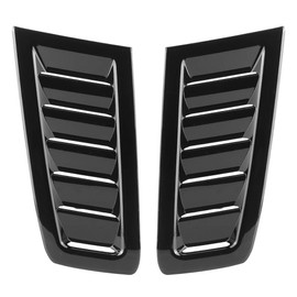RS MK2 Car Bonnet Vents, 1 Pair ABS Air Vents, Glossy Black Engine Hood
