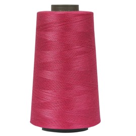 KACHVI Sewing Accessories Stiching Threads Set of 2 (Magenta) Thickness 40/2, Yards 3280,100% Polyester,Industrial Sewing Thread Cones