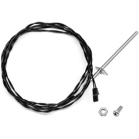 Hiorucet 3-20-00744 Black ESP Thermistor Probe for Harman Accentra, Advance, P38, Invincible, P61, P61A, P68, PC45, PF100, XXV, for Harman Wood & Coal DVC500, Mark I, 44 Magnum, for Heatilator BA100