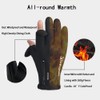 Men's Winter Custom Glove Waterproof Warm Windproof and Antiskid Cycling