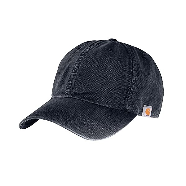 Carhartt Men's 103938 Cotton Canvas Cap - One Size Fits All - Navy