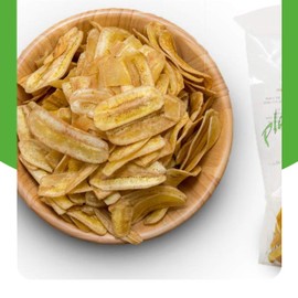 Lam's Plantain Strips || Tiras de Platano || 2.5oz || 71g || Vegetable Snacks || Healthy & Fresh Snacks || Gluten-free || Banana Chips || Natural Slices || (pack of 01)