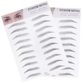 Mobestech Eyebrow Transfer Stickers 2 Pack Easy to Apply for Sparse or Light Eyebrows Women's Men's Beauty Tool