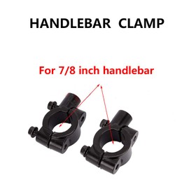 Motobiker ATV and Motorcycle Rear View Mirrors -360 Degrees Ball-Type Adjustment-with 8mm 10mm Threaded Bolt , 7/8" Handle Bar Mount Clamp for Polaris, Honda,Yamaha, Kawasaki, Suzuki, Snowmobile