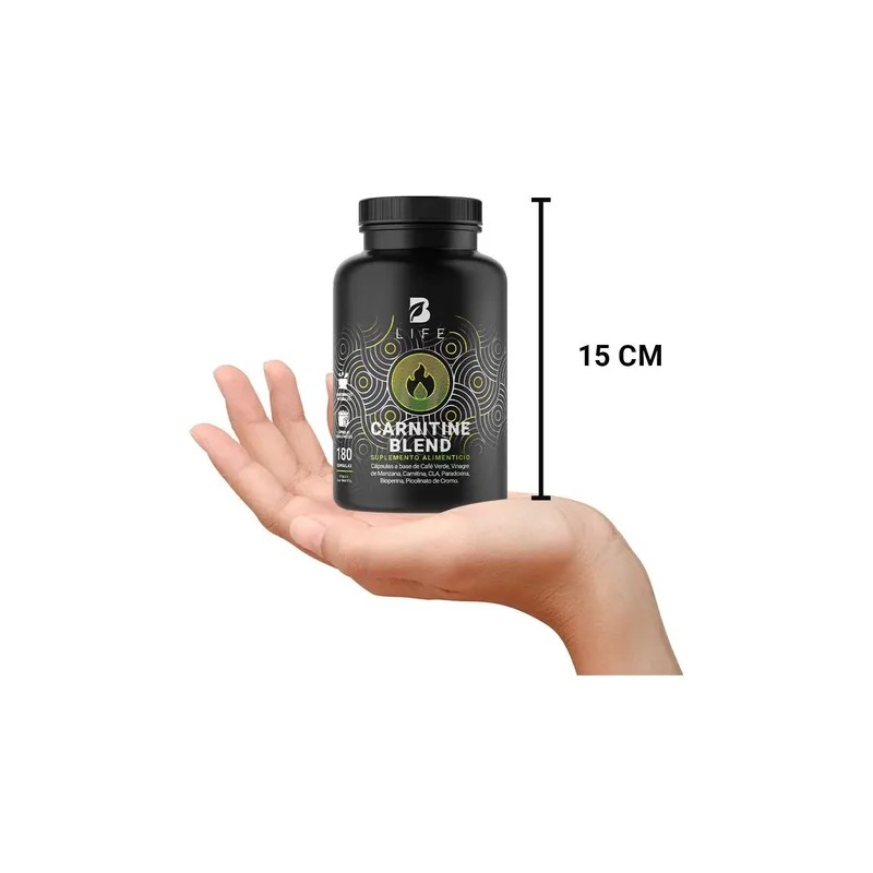Carnitina De 180 Cápsulas. B Life Carnitine Blend