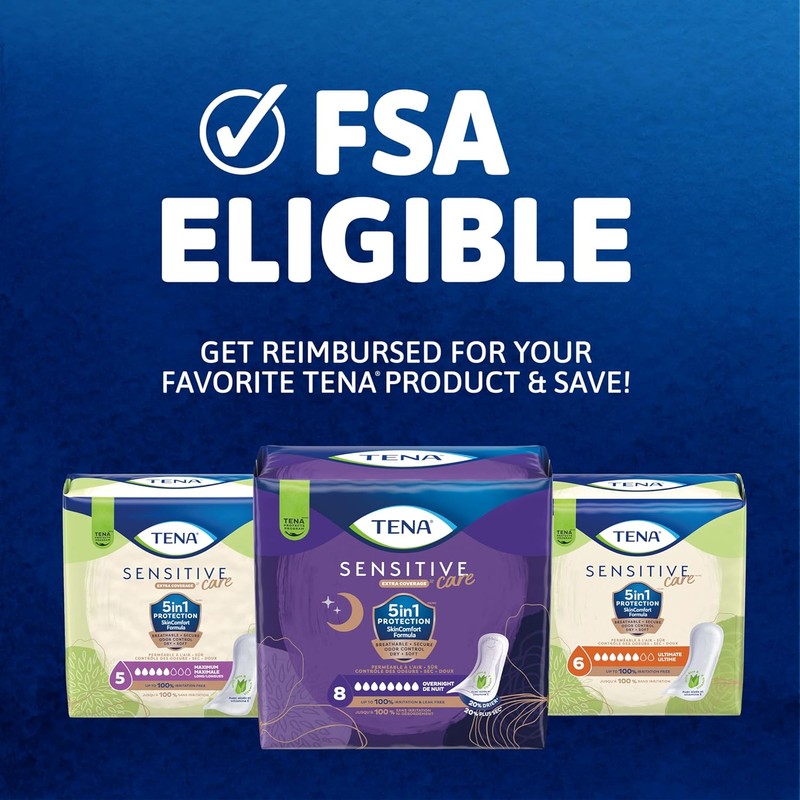 TENA Sensitive Care Incontinence Pads, Bladder Control & Postpartum for