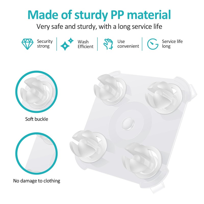 3Pcs Washer and Dryer Bed Sheet Detangler Plastic Washing Machine