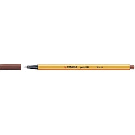Fineliner - STABILO point 88 Box of 10 Sienna
