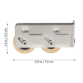 OSALADI 2 Piezas De Rodillos Rodillo De Puerta Rodillos De Puerta Corredera Reemplazo De Puerta Corredera Reemplazo De Rodillos Puerta De Patio Ruedas Deslizantes Rodillos De Puerta De