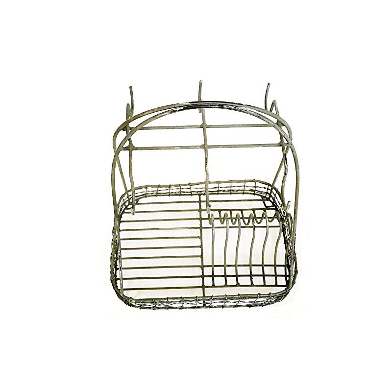 Metal Dish Caddy By Colonial Tin Works,grey,11.5 x 8.75 x